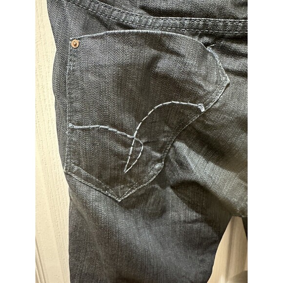 Union Women's Jeans Size 29 Blue Denim Dark Wash (Inside seem 32) - Picture 15 of 16